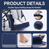 BALAPET Adjustable Height Wheelchair Footrest, High Density Foam Wheelchair Leg Rest with Double Strap Fixation