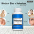 Biotin 10000 mcg + Zinc + Selenium, Vegan & Extra Strong Supplement for Hair Growth, 365 Tablets