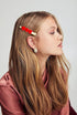 Valentine’s Day Hair Clips, Sparkly Rhinestone Enamel Cupid Heart Hairpins for Women Girls, 4 Pack