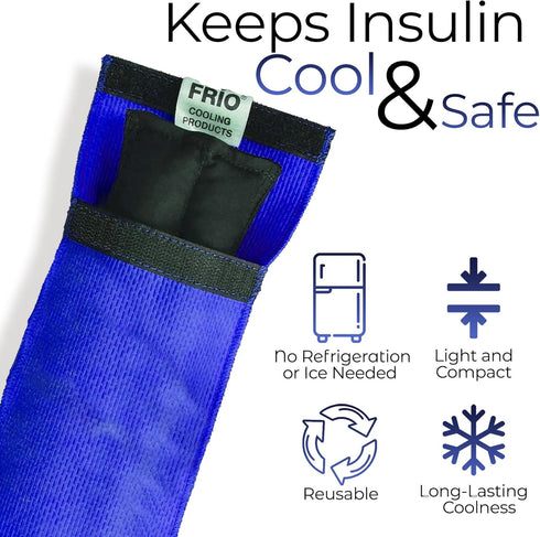 FRIO Duo Insulin Cooler Wallet, Keep Medication Cool for 45+ Hours, Perfect for Travel and Everyday Use