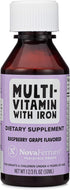 NovaFerrum Yum | Multivitamin with Iron for Infants, Toddlers & Kids | Immune Support | Ages 4 & Under | Gluten Free Certified | Sugar Free | Raspberry Grape | 50 Servings