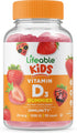 Lifeable Vitamin D for Kids 1000 IU, 90 Gummies, Great Tasting Natural Flavor, Gluten Free Vegetarian