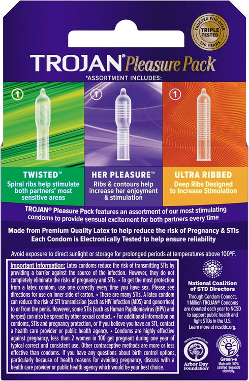 Pack, 3 Count Trojan Pleasure