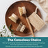Jungle Culture Bamboo Dish Brush Set, 4 Piece with 3 Replacement Heads & Loofah Sponge, Eco-Friendly
