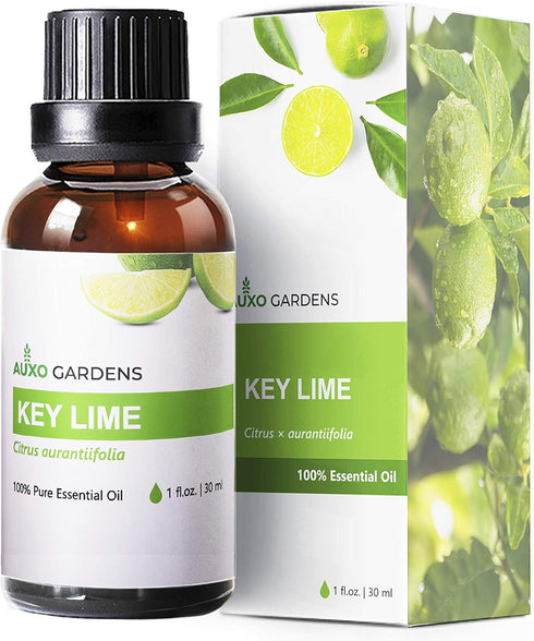 Key Lime Essential Oil, 1 oz (30ml) - 100% Pure Aromatherapy Grade, Boosts Energy and Focus