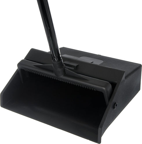 Carlisle FoodService Products Duo-Pan Upright Dust Pan, 30 Inches, Black for Floor Cleaning