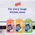 Ajax Ultra Dishwashing Liquid Refill, Vinegar and Lime Scent, 90 fluid ounce