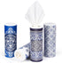 Car Round Canned Tissue Box, Perfect Fit Cup Holder Facial Tissues, 4 Canister 3-Ply Napkins for Travel