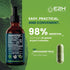 E2H Chlorophyll Liquid Drops, All-Natural Energy Booster, 2 Fl Oz, Vegan, Gluten Free