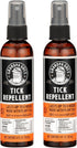Grandpa Gus's Natural Tick Repellent Spray, 4 oz, Pack of 2, Plant-Based, Non-Greasy, No DEET