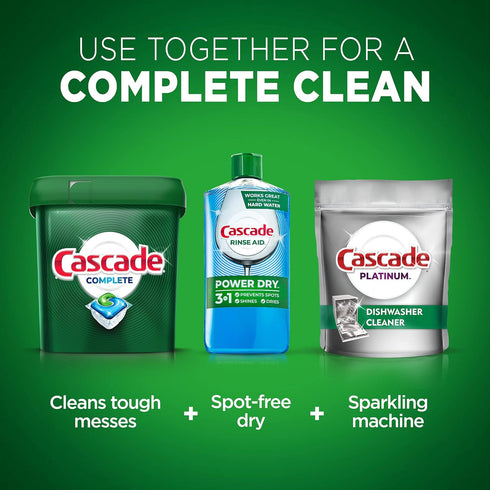 Cascade Complete Dishwasher Pods, Fresh Scent ActionPacs, 78 Count.