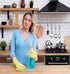 SCRUBIT Natural Sponges, 10 Pack Biodegradable Cellulose and Coconut Kitchen Sponges, Eco Friendly Non Toxic