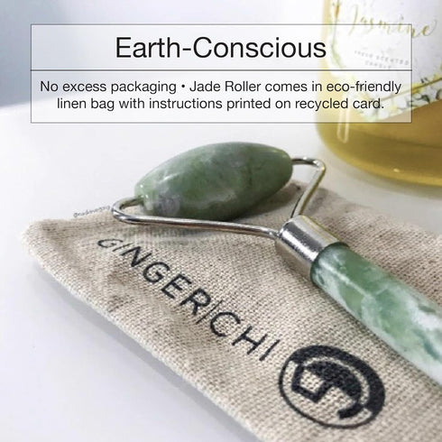 Jade Roller - Anti-Aging Therapy for Skin Care, Face Sculpting Tool for Eyes, Cheeks, Forehead