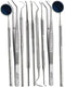 Premium Dental Tools, Plaque Remover for Teeth, Professional Hygiene Cleaning Kit, Stainless Tooth Scraper Set (SET of