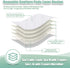wegreeco Reusable Menstrual Pads, Soft Cloth Sanitary Pads - 6 Pack with 1 Cloth Mini Wet Bag (Large, Luxury)