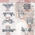 Syhood 8 Pcs Vintage Knot Viking Celtic Hair Clips, Retro Silver Metal Barrette Hairpins for Women