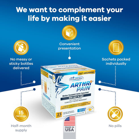 Arthripain – One a Day Cartilage Repair Supplement, Joint Relief Support with Glucosamine Chondroitin MSM