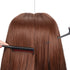 Leinuosen 3 Pcs Triple Teasing Comb for Women - Plastic Rat Tail Comb for Thick Fine Hair Styling (Black and Red)