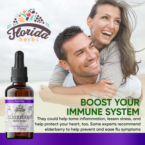 Elderberry Syrup, Organic Black Elderberry Extract for Immune Support, Non-GMO in Cold-Pressed Organic Vegetable Glycerin 2 Fl Oz