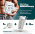 Performance Micronized Creatine Monohydrate Powder Supplement, 5000mg (5g), 100 Servings, Unflavored, Vegan