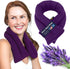 SunnyBay Microwave Heating Pad - Microwavable Heated Neck and Shoulder Wrap with Lavender, 26x5 Inches