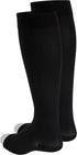 Truform Compression Stockings for Men and Women, 30-40 mmHg, Knee High, Open Toe, Black, X-Large