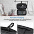 Purevave Compact Mens Toiletry Travel Bag, Waterproof Hanging Dopp Kit, Black Wash Pouch