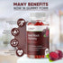 Organic Beet Root Gummies - Nitric Oxide Booster for Men & Women, Organic Non-GMO Gluten Free - 60CT