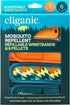 Cliganic Mosquito Repellent Pack, 3 Wristbands + 6 Refill Pellets, Adjustable, Natural DEET-Free