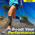 Sparthos Calf Compression Sleeves (Pair) - Leg Compression Socks for Men and Women, Black-S