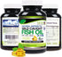 Wild Caught Omega 3 Fish Oil DPA-EPA-DHA 2,900 Milligram Fish Oil Supplement