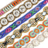 Teenitor 6 Pieces Elastic Rhinestone Beaded Headbands, Handmade Vintage Hair Bands for Girls