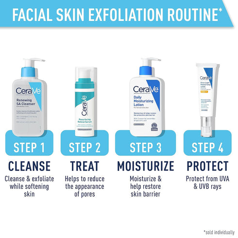 CeraVe SA Cleanser - 16 Ounce | Salicylic Acid Cleanser with Hyaluronic Acid, Niacinamide & Ceramides, Fragrance Free