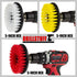 Cleaning Supplies - Drill Brush for Leather, Shower Door, Upholstery, Carpet, and Bathroom Accessories