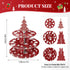 XiaosRen 1PCS 24 Cardboard Red Christmas Money Holder with Holes, Cash Holder for Placing Money Gifts Xmas Holiday