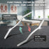 MINZHOUYA 15.75" Muscle Scraper Tool for Back & Legs, Long Bar Myofascial Massage Release Tool, Stainless Steel