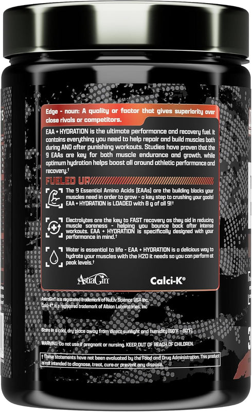 Nutrex Research EAA Hydration, 30 Servings, EAAs + BCAA Powder for Muscle Recovery, Strength, Endurance