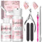 SAVILAND Cuticle Remover and Oil Kit - Nail Care with Cuticle Trimmer and Moisturizer for Home Use