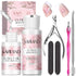 SAVILAND Cuticle Remover and Oil Kit - Nail Care with Cuticle Trimmer and Moisturizer for Home Use
