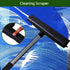 Multifunction Telescopic Floor Carpet Broom - Carpet Hair Removal Tool for Pet Hair Dust Removal (Black)