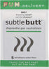 Subtle Butt Disposable Gas Neutralizers, 5 Saving Graces
