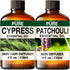 Cypress Essential Oil for Diffuse & Patchouli Essential Oil for Diffuser Set