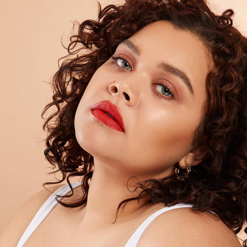 Vegan Lipstick for Women, Matte, Long Lasting, Hydrating Lip Stick with Vitamin E, Watermelon Seed Oil (Ambitious - Red