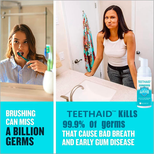 Teeth Whitening Toothpaste & Mouthwash, Travel Toothpaste for Kids & Fluoride Free for Adults
