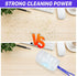 60Pcs Electrostatic Fluffy Duster Refills for Cleaning, Disposable Replacement Refills with 2 Handles for Multi-Surface
