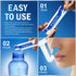 Packets 100 Packets Neti Pot Salt - Individually Wrapped Saline for Nasal Wash | Neti Pot Refill Kit| Effective Nasal