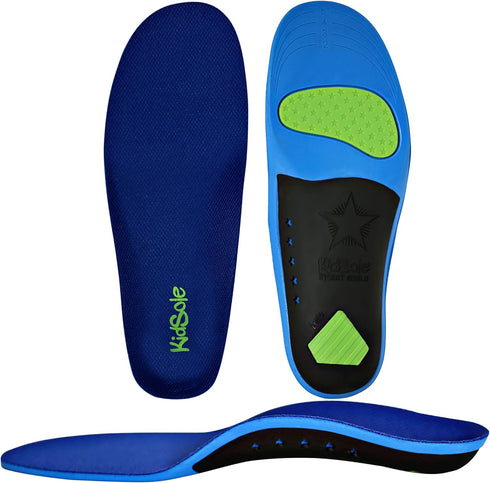 KidSole Children's Memory Foam Arch Support Insole Starry Shield for Comfort, Cushion & Arch Support (24 CM) Kids Size