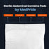 MED PRIDE Nonstick Sterile Abd Combine Pads, Extra Absorbent Surgical Dressing 5x9 in (20 Count, Pack of 1) for Heavy