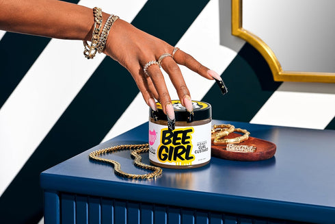 The Doux Bee Girl Honey Curl Custard, Curl Defining Cream with Aloe, Keratin, and Silk Amino Acids
