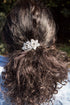 Ponytail Holder Hair Accessory, Women's Hair Tie, Daffodil Design by Oberon Design